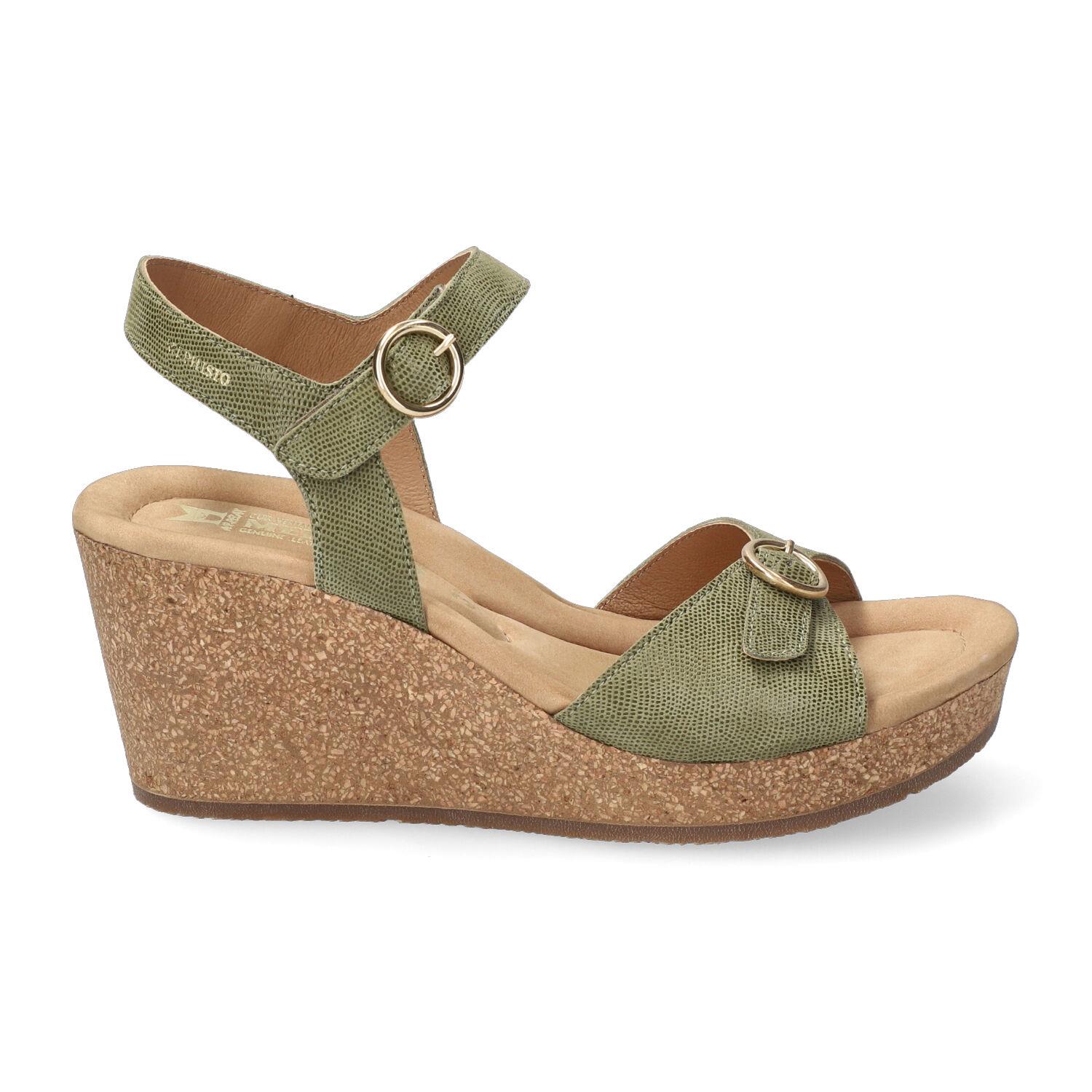 sandales femme modèle Natalya kaki - Mephisto